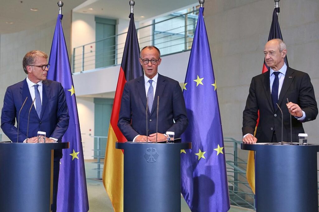 "Investitionsgipfel": Merz sieht "Vertrauen in Wirtschaftsstandort"
