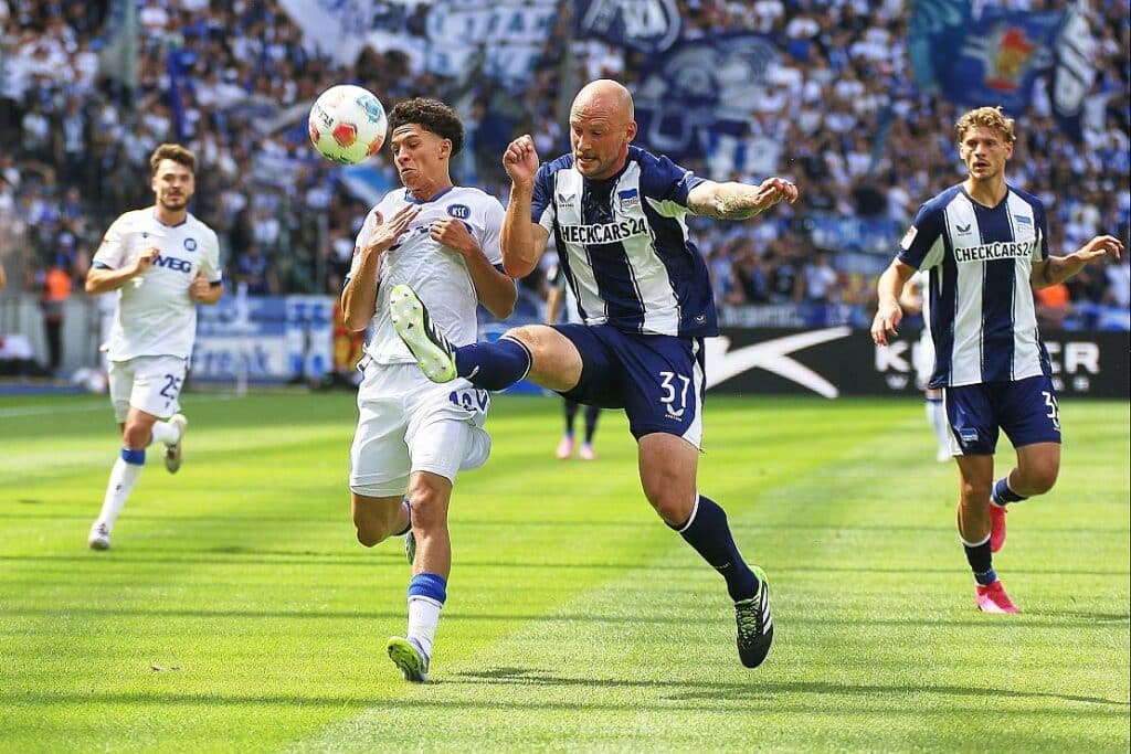 2. Bundesliga: Hertha und KSC trennen sich torlos