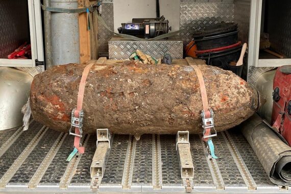 Evakuierung in Köln wegen Entschärfung einer britischen Bombe aus dem Zweiten Weltkrieg.