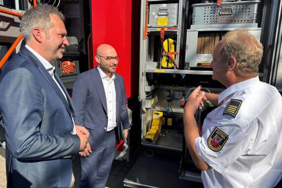 René Wilke und OB Schick besprechen Migration, Sicherheit und kommunale Herausforderungen in Cottbus.