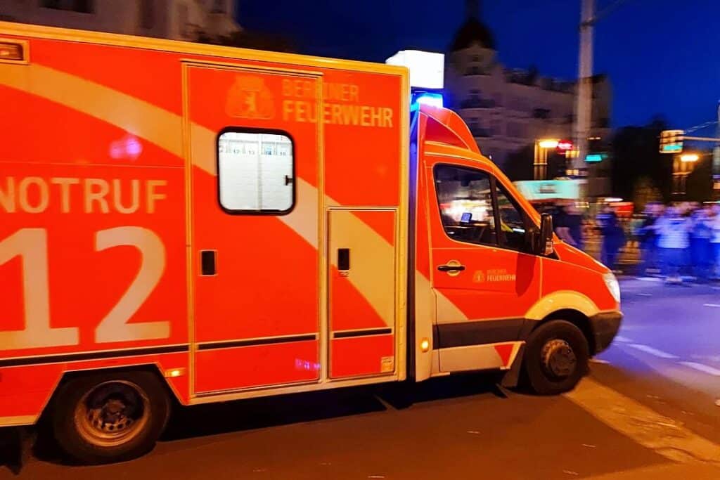 Schwerer Motorradunfall in Berlin-Kreuzberg