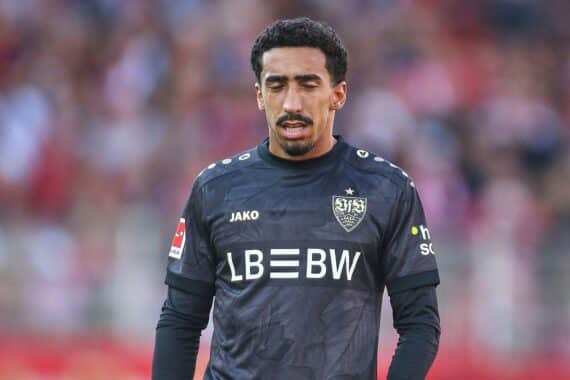 VfB Stuttgart feiert 2:0-Sieg gegen FC St. Pauli im Bundesliga-Spiel.