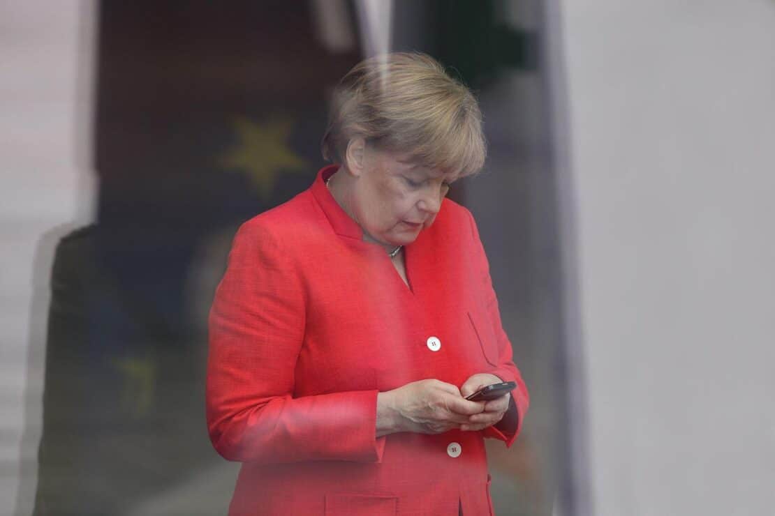Angela Merkel verzichtet auf soziale Medien