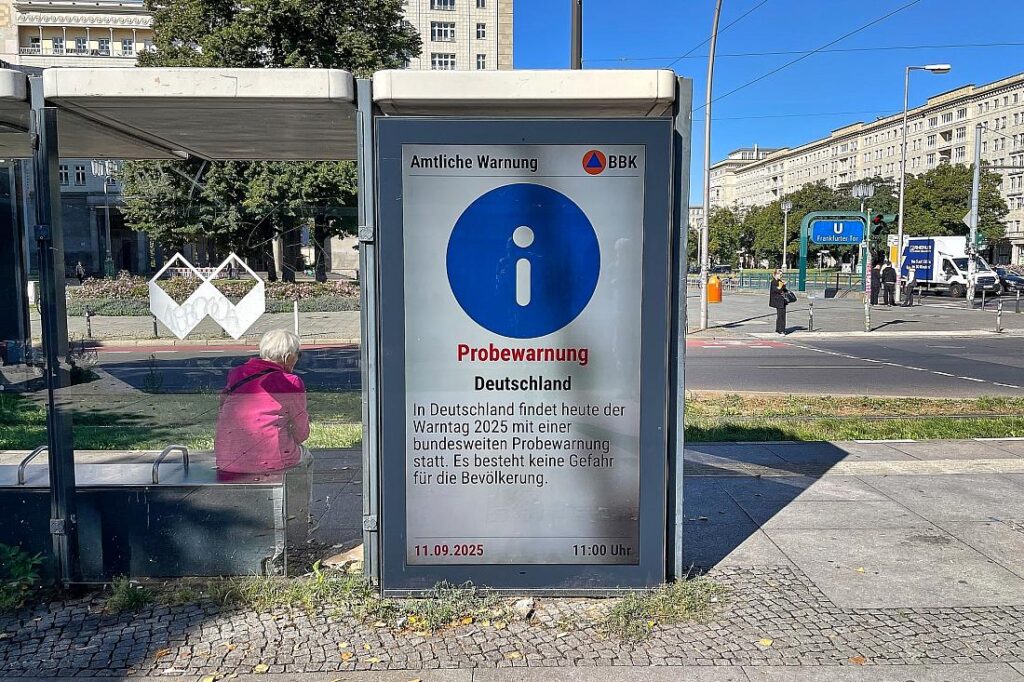 Bundesweiter Probealarm ausgelöst