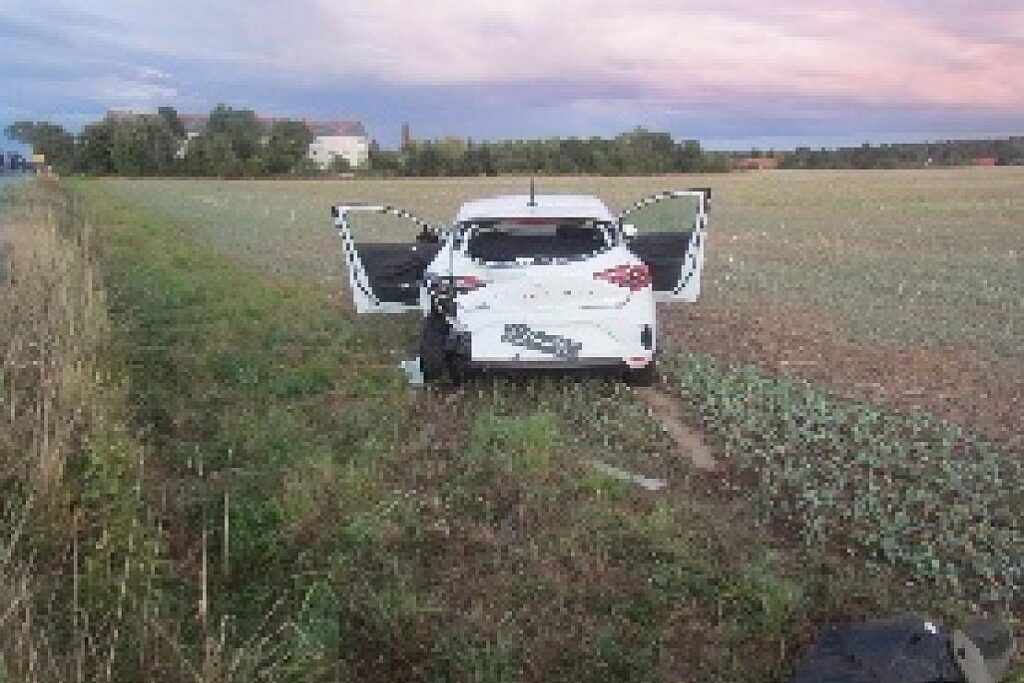 Drei Verletzte bei Auffahrunfall auf L15 bei Jeetze