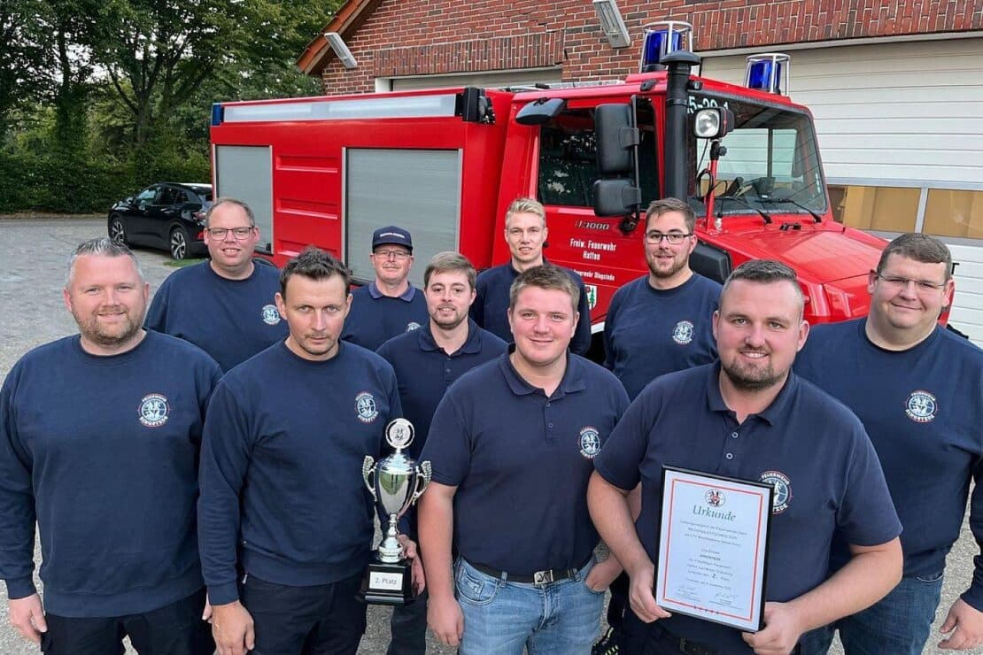 Feuerwehr Dingstede qualifiziert sich für Landesentscheid
