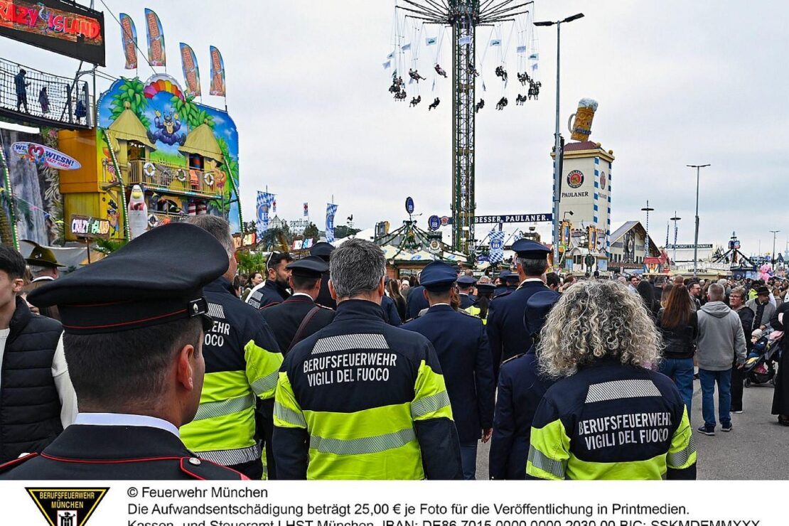 Feuerwehr zieht positive Halbzeitbilanz für Münchner Oktoberfest