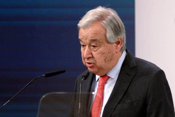UN-Generalsekretär António Guterres fordert Frieden, Menschenrechte und Klimaschutz auf der UN-Generalversammlung.