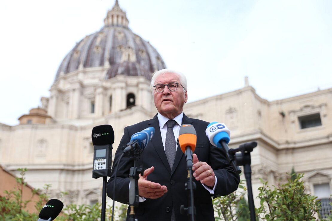 Steinmeier nach Privataudienz beim Papst: Sorge um Mitgliederschwund