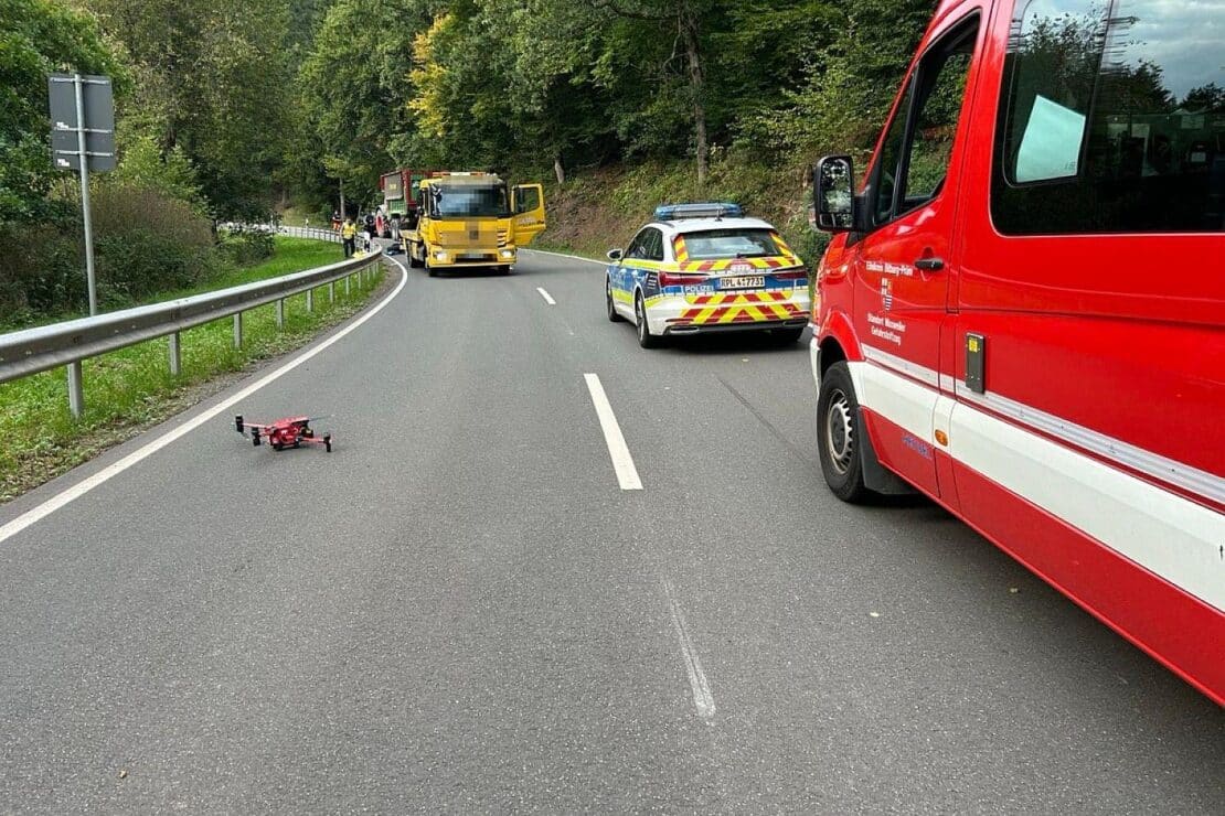 Tödlicher Motorradunfall auf der L 12 bei Waxweiler