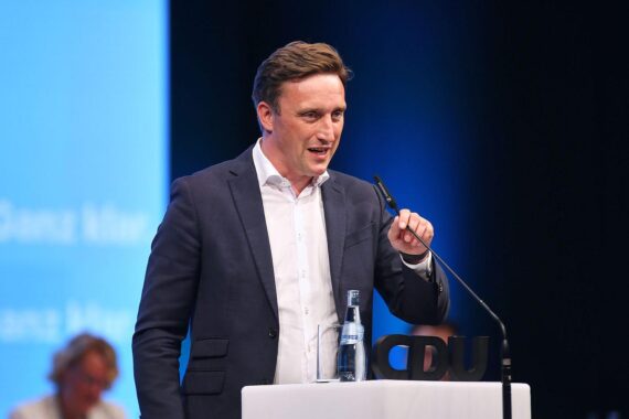 Sebastian Lechner betont CDU-Anspruch auf nächsten Bundespräsidenten, idealerweise eine Frau.