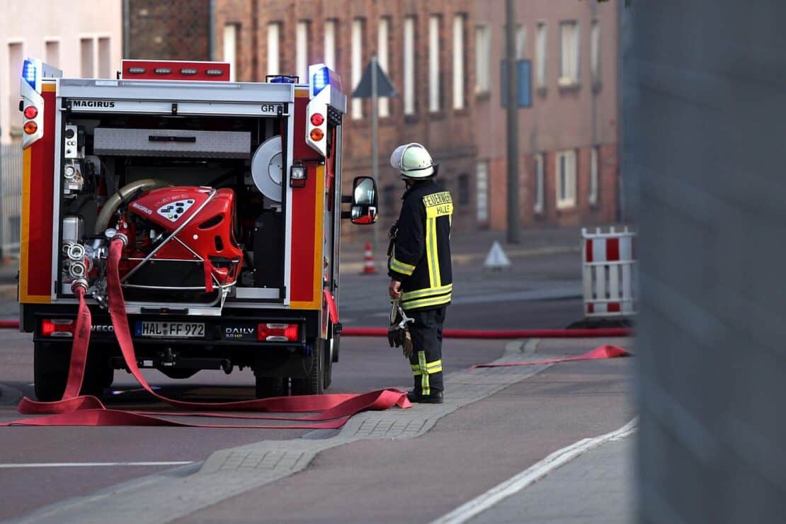 Brand in Flüchtlingsunterkunft in Königsmoos gelöscht