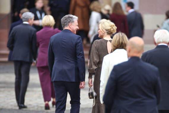 Jörg Pilawa und Julia Klöckner beim Tag der Deutschen Einheit, erstmals öffentlich als Paar.