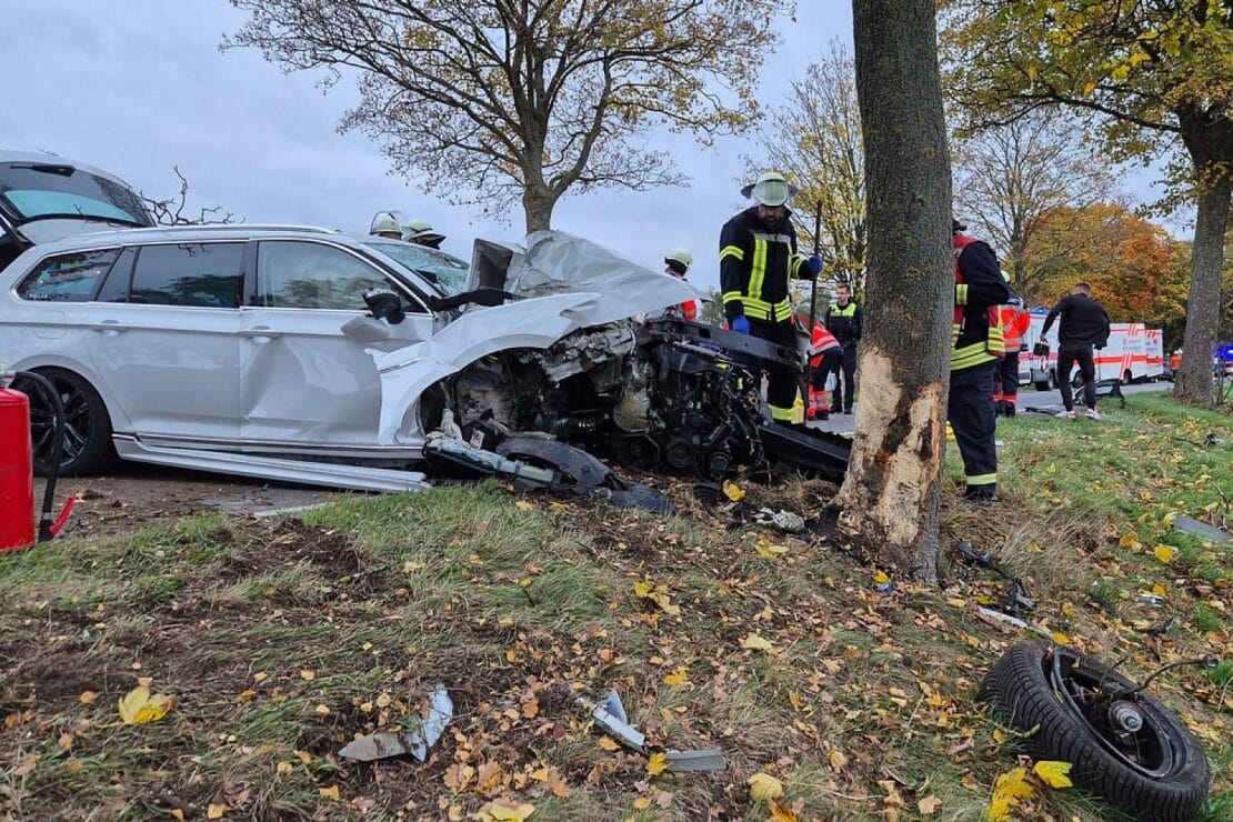 Missglücktes Überholmanöver führt zu schwerem Unfall auf der L240