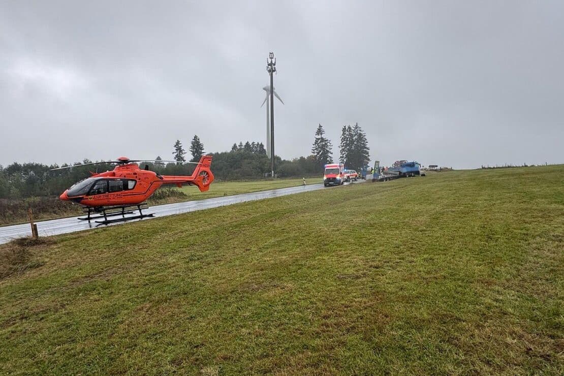 Schwerer Unfall auf Kreisstraße bei Höhn