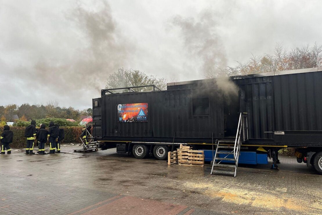 Feuerwehr Wardenburg trainiert unter Extrembedingungen