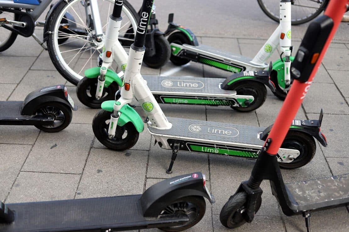 Fünf E-Scooter-Fahrer in Erfurt mit Alkohol erwischt