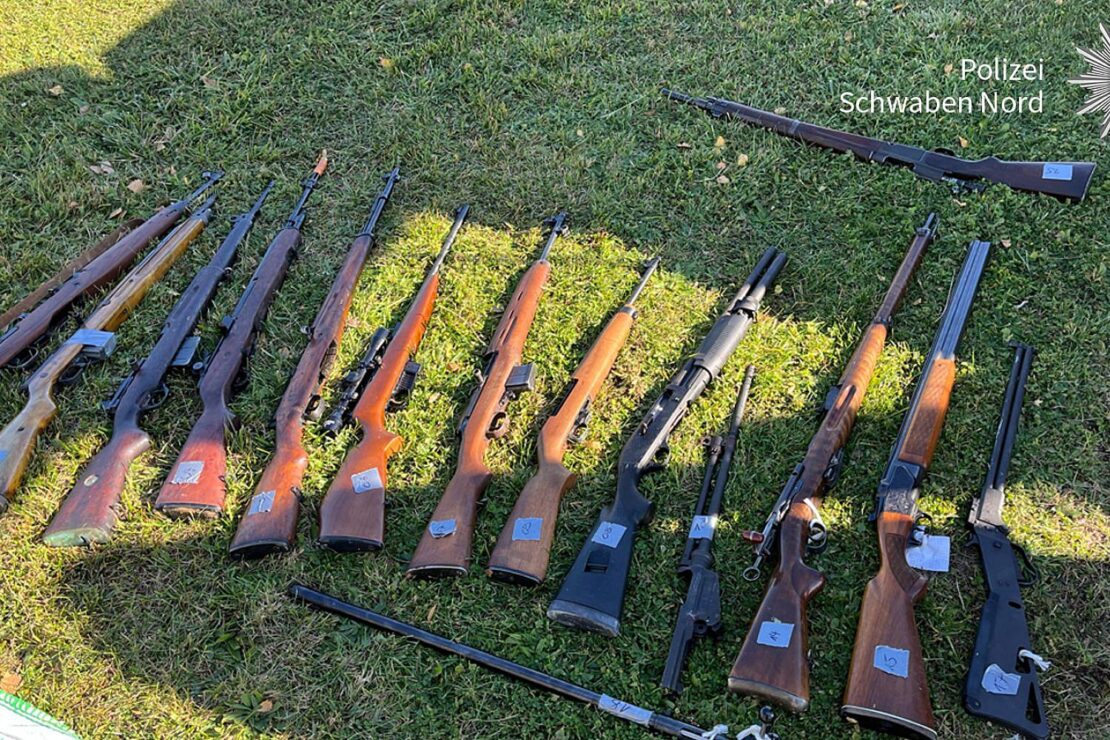 Polizei findet rund 300 Waffen in Haus eines Verstorbenen