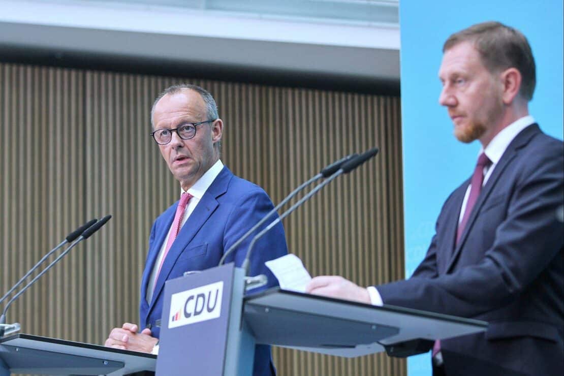 SPD fordert von Merz klare Worte zu Kretschmers Russland-Aussagen