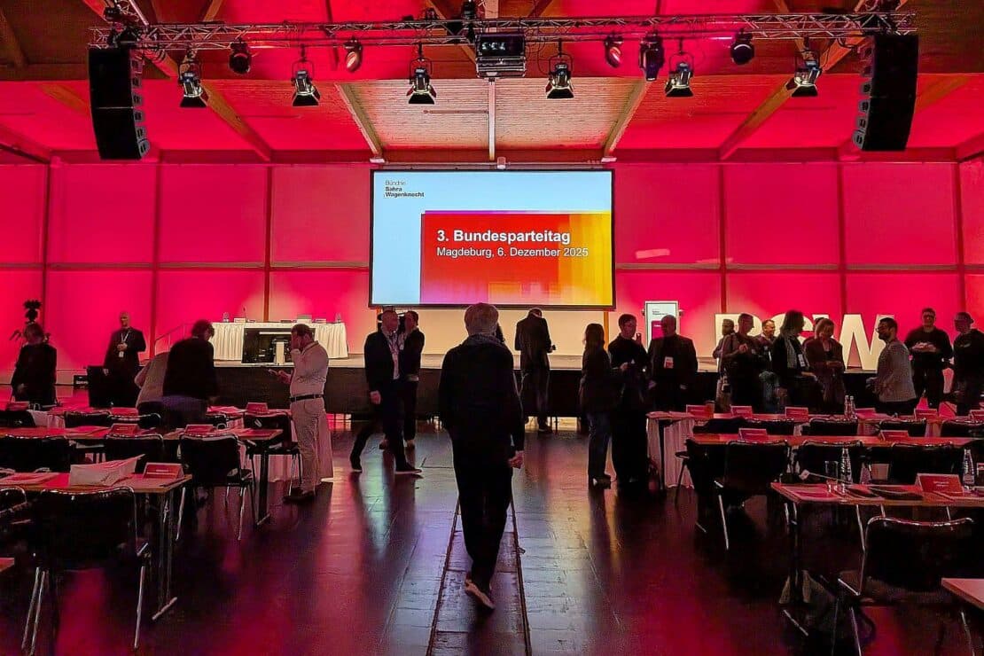 BSW startet zweitägigen Parteitag in Magdeburg