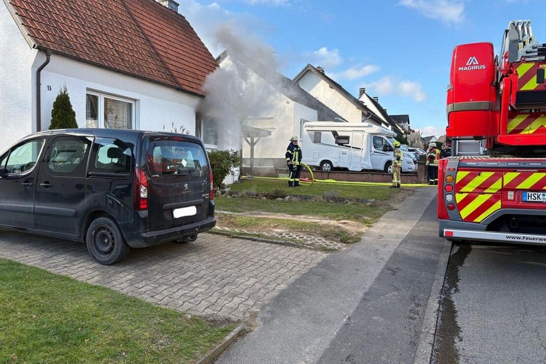 Brand an Heiligabend macht Wohnung in Arnsberg unbewohnbar
