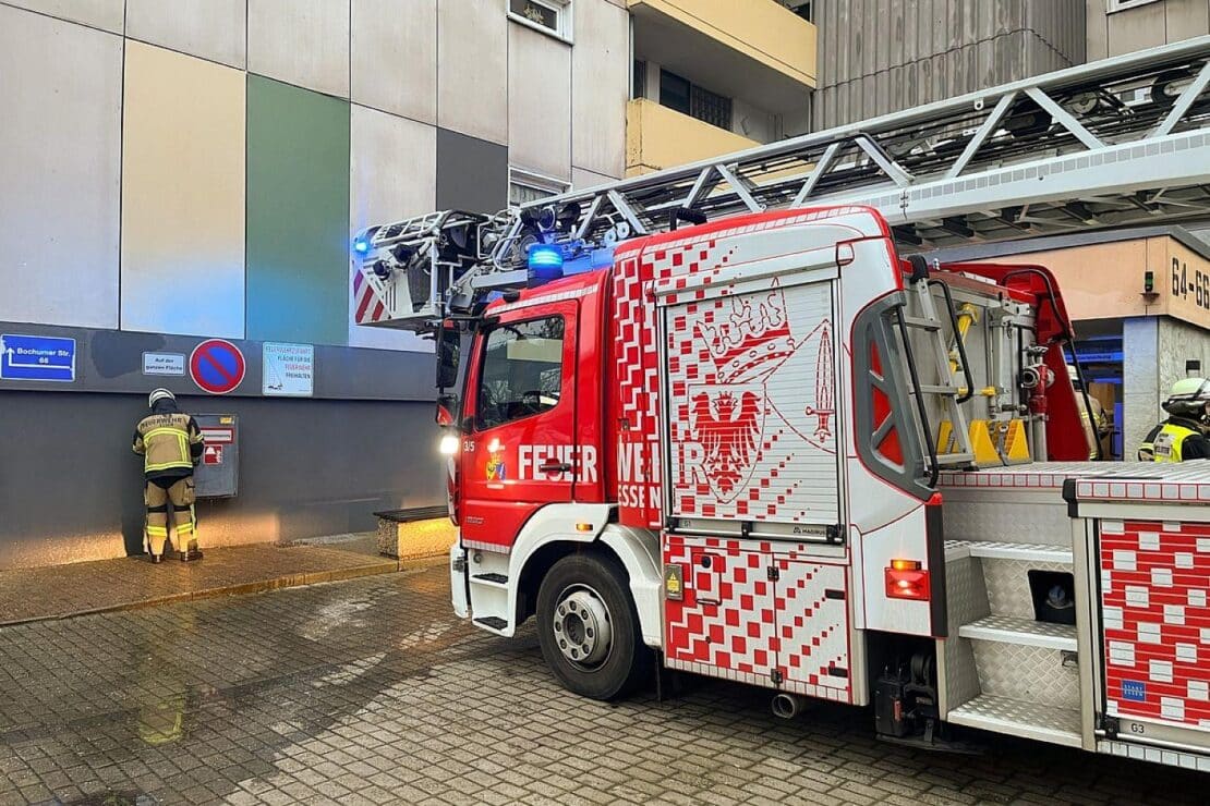 Feuer in Essener Hochhaus schnell gelöscht