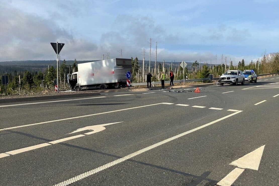 LKW übersieht Vorfahrt bei Braunlage und verursacht hohen Sachschaden