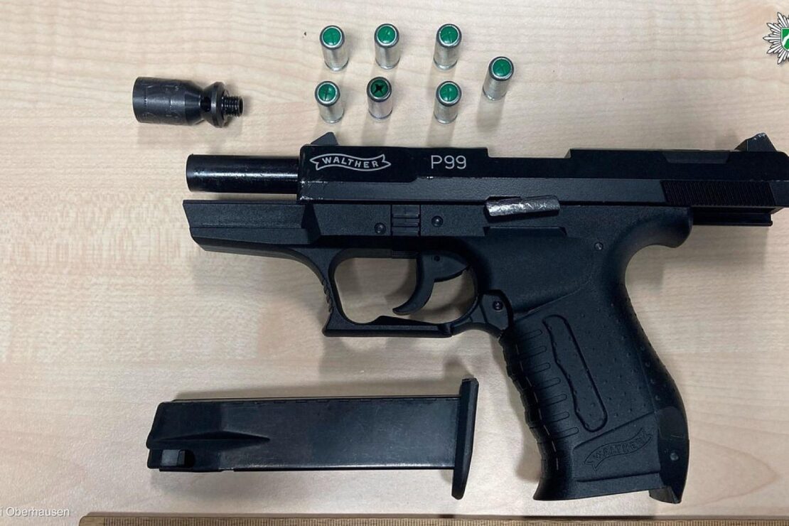 Mann mit Schreckschusswaffe in Oberhausen festgenommen