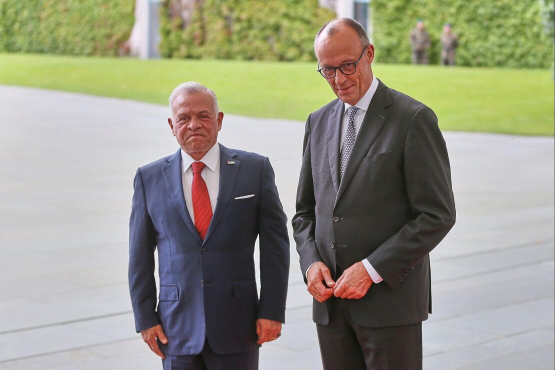 Merz lobt Jordaniens König Abdullah
