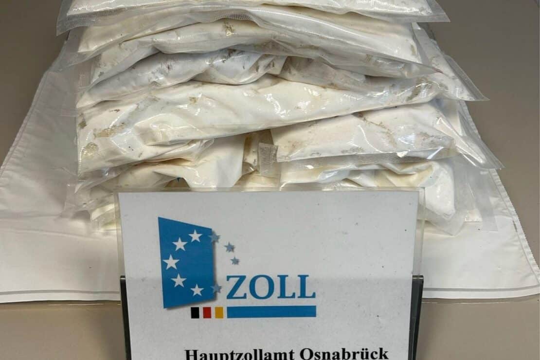 Spürhund findet 10.600 Gramm Amphetamin bei Kontrolle nahe Osnabrück