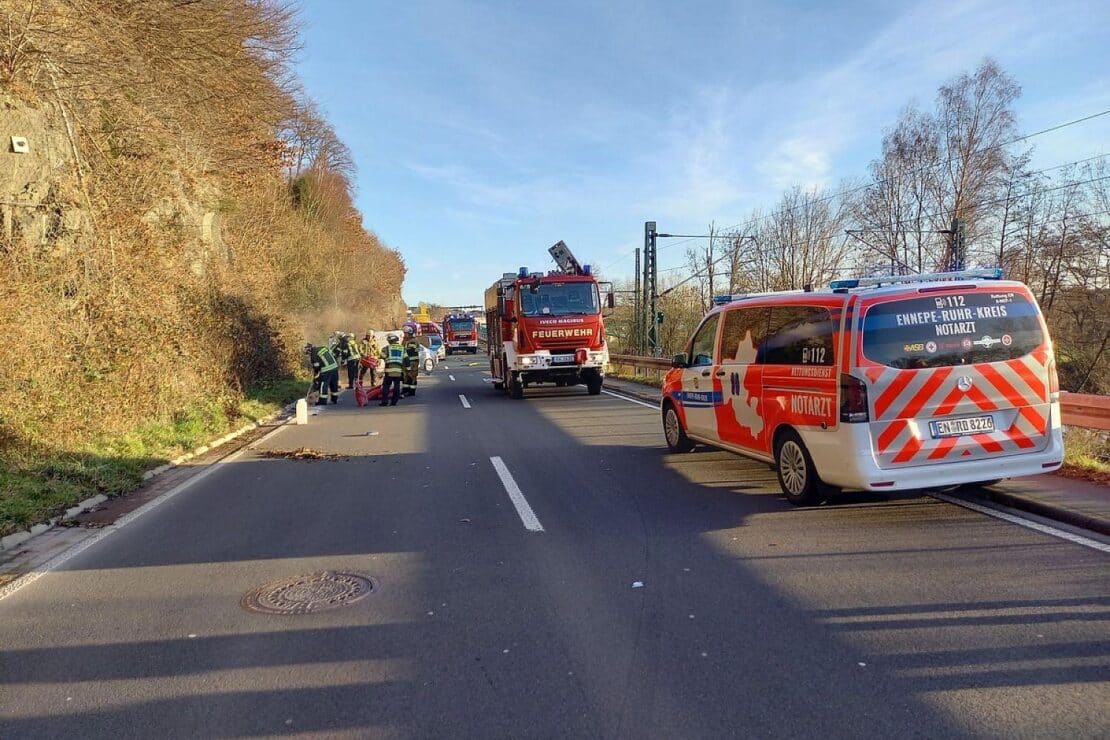 Verkehrsunfall in Herdecke fordert mehrere Verletzte