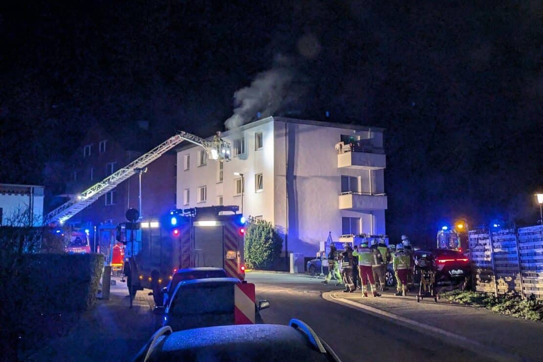 Wohnungsbrand in Kleve – Elf Personen evakuiert