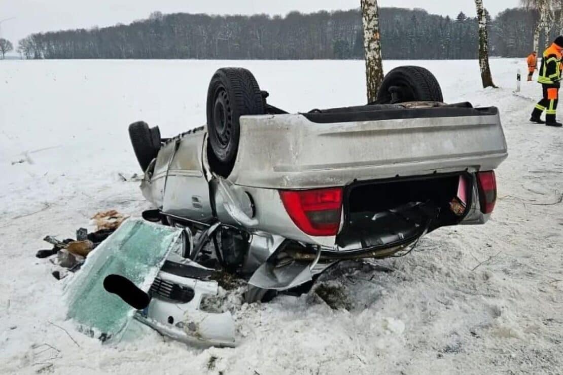 18-Jährige bei schwerem Unfall in Süderwalsede lebensgefährlich verletzt