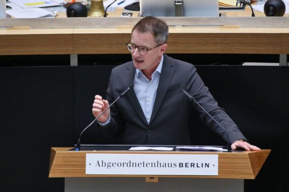 Doppelspitze Alexander King und Michael Lüders bewerben sich für das Abgeordnetenhaus in Berlin.