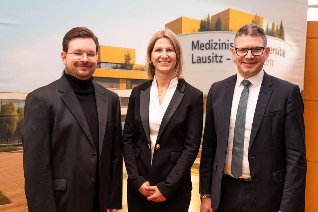 Erste extern berufene Professoren an der Medizinischen Universität Lausitz