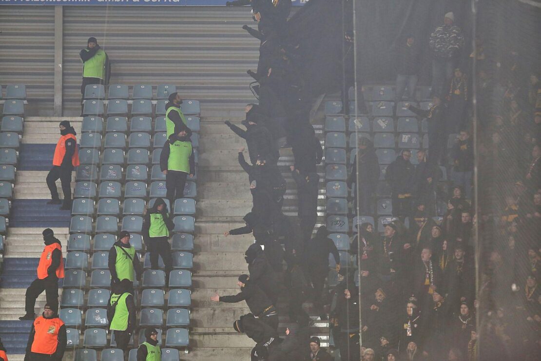 Festnahme nach Ausschreitungen bei Magdeburger Fußballspiel