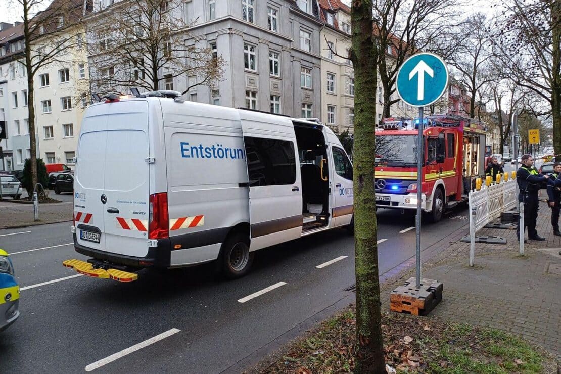 Gasausströmung in Dortmund-Mitte