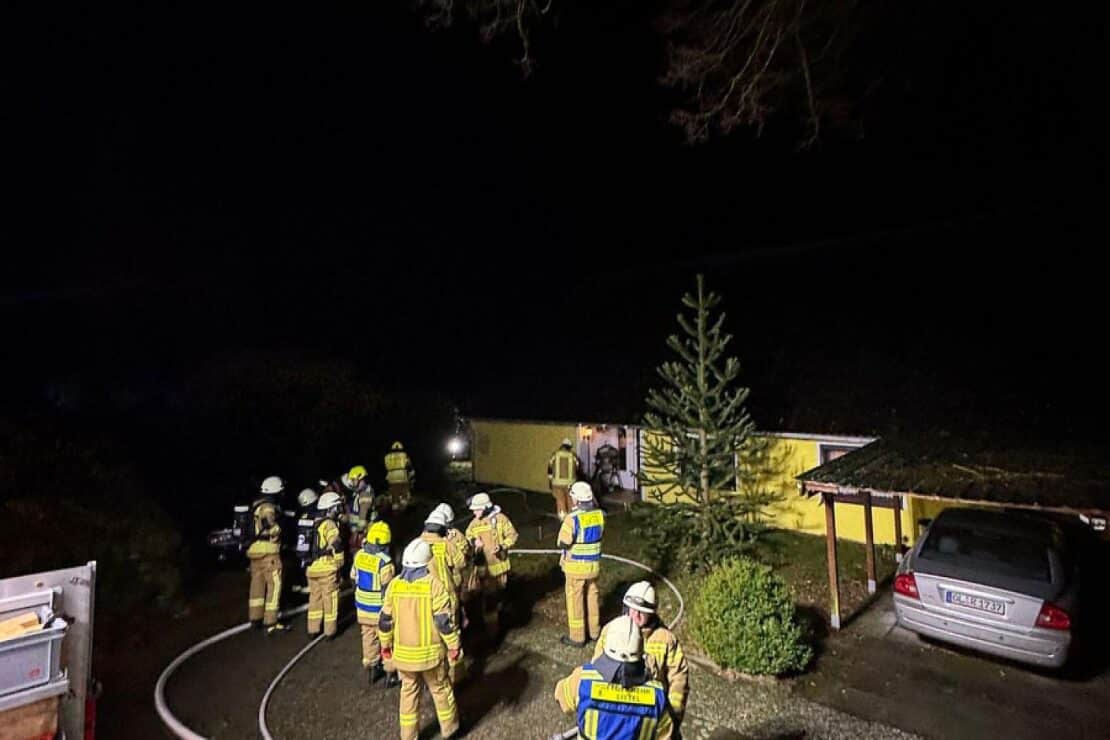 Hund weckt Bewohner bei Zimmerbrand in Wardenburg