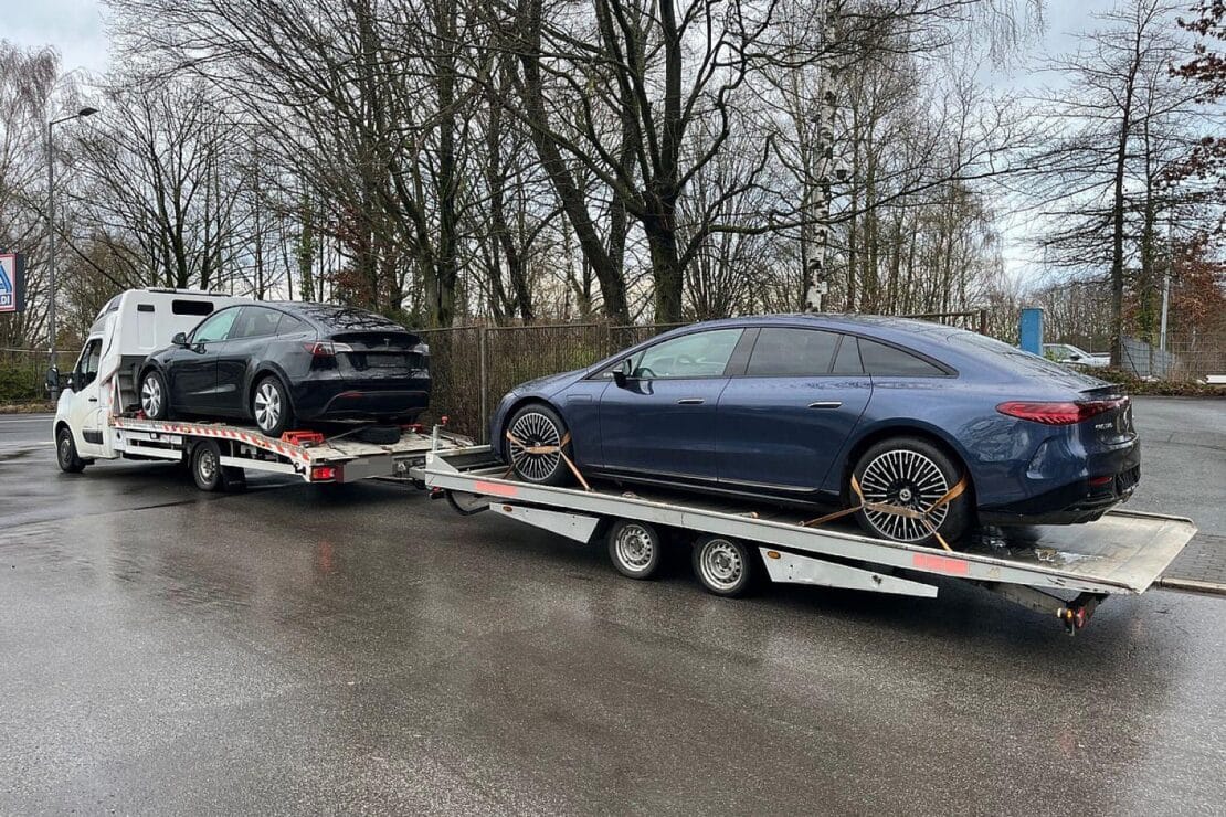 Polizei zieht massiv überladenen Autotransporter in Haan aus dem Verkehr