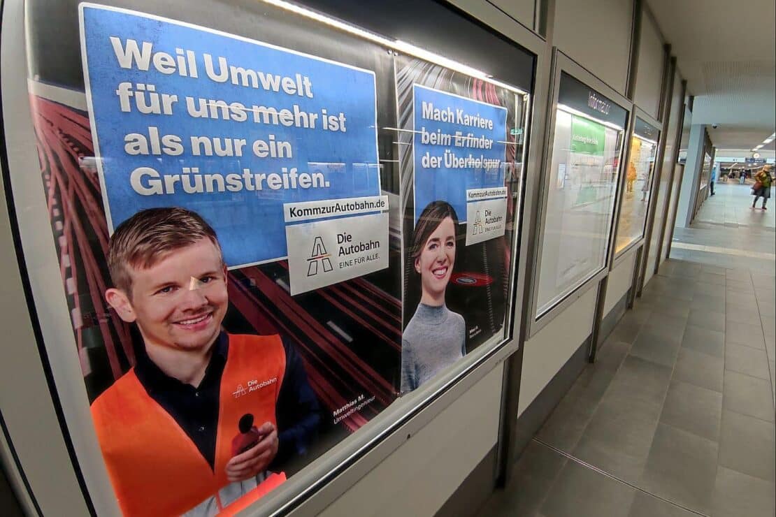 Verdi will in Tarifrunde für Autobahn GmbH sieben Prozent mehr Lohn