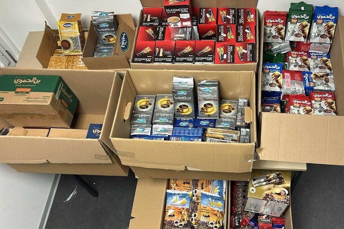 Zoll beschlagnahmt 135 Kilogramm unversteuerten Kaffee in Weingarten