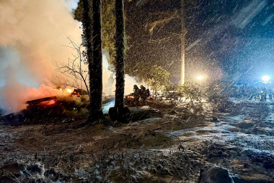 Historisches Fachwerkhaus in Teufelsmoor bei Osterholz-Scharmbeck abgebrannt