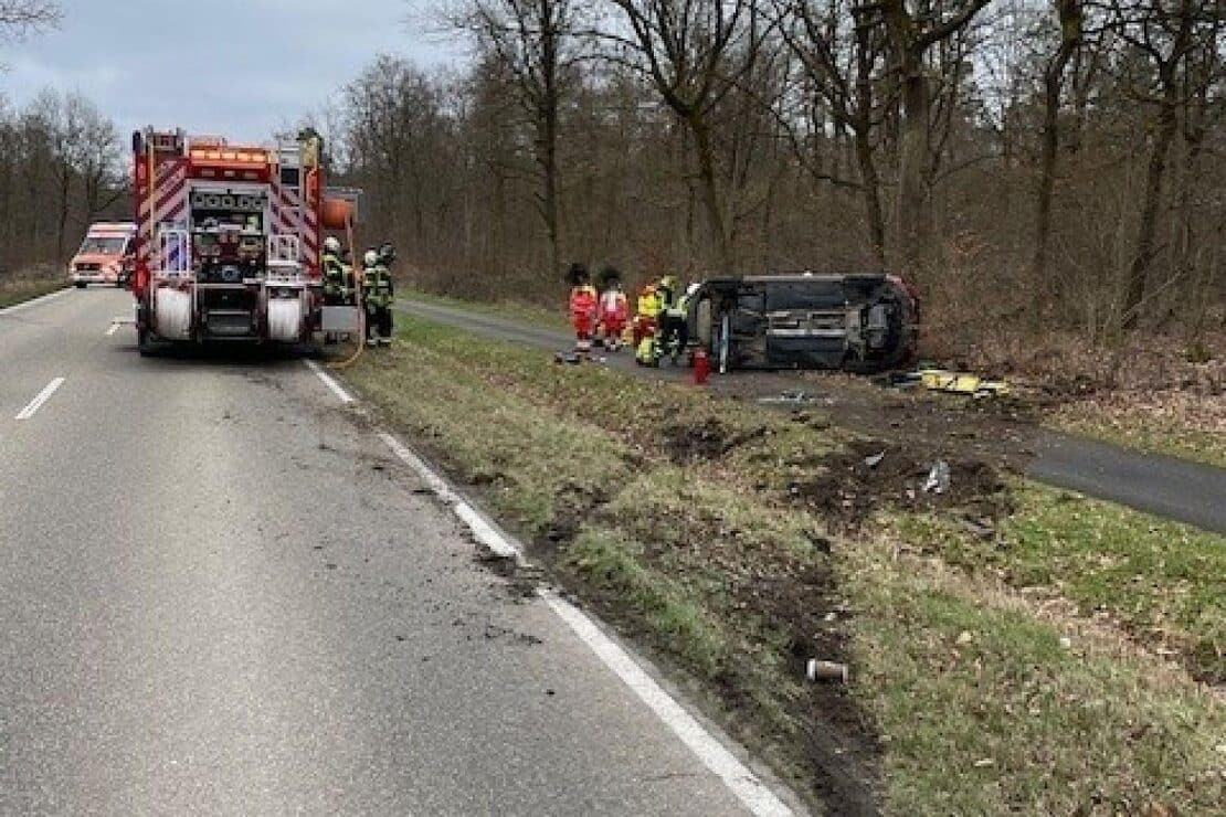 Leicht verletzter Senior nach Unfall auf L528 bei Böhl-Iggelheim