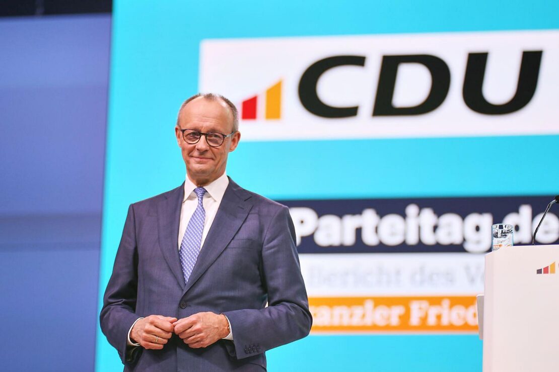 Merz als CDU-Chef mit 91,2 Prozent wiedergewählt