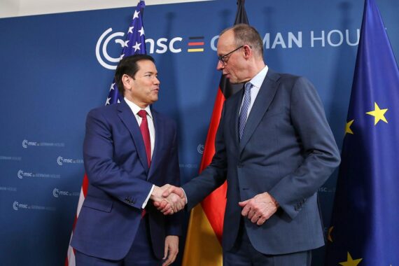 Merz und Rubio bei der Münchner Sicherheitskonferenz: transatlantische Beziehungen im Fokus.