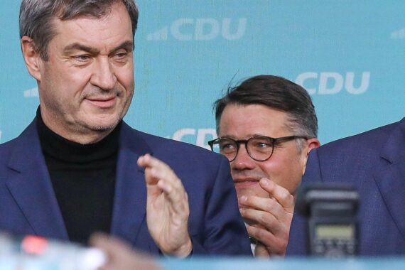 Markus Söder und Boris Rhein fordern Länderfinanzausgleich-Reform für mehr Gerechtigkeit und Eigenverantwortung.