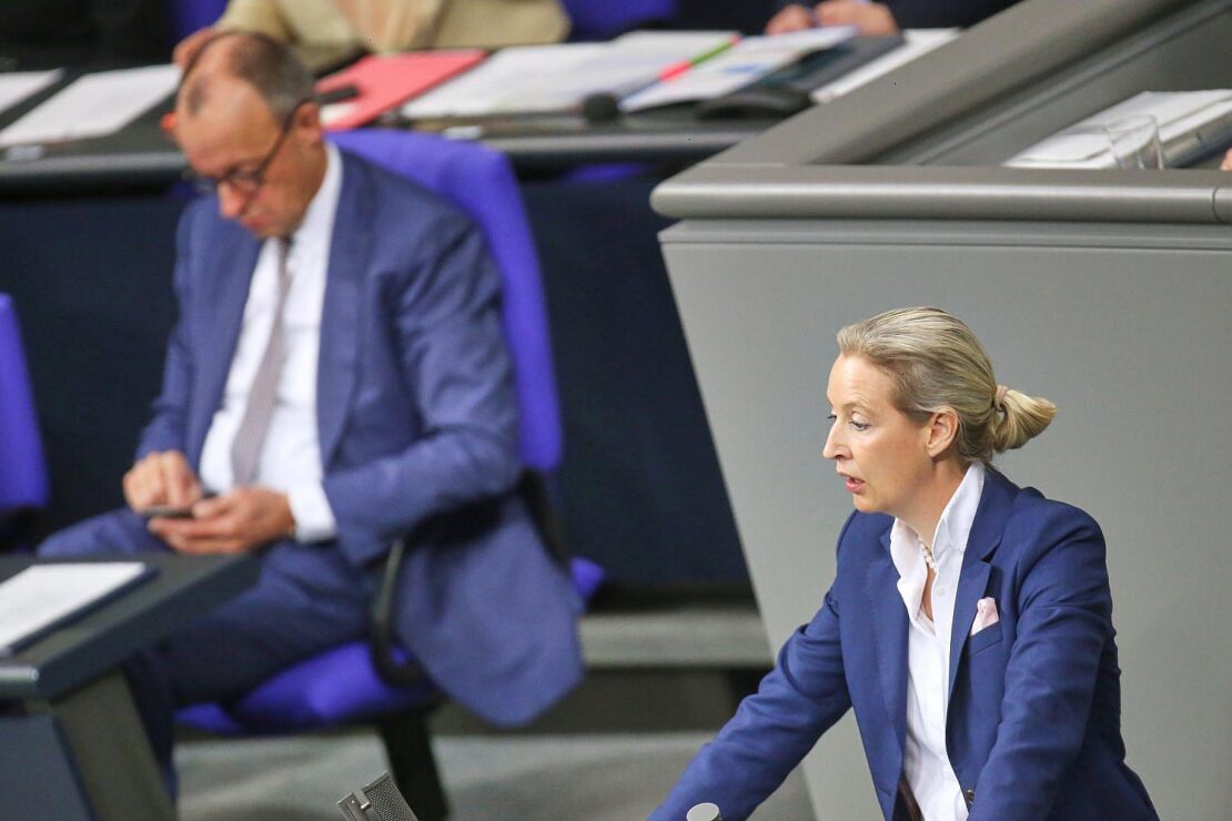 Union und AfD auch bei Insa wieder gleichauf
