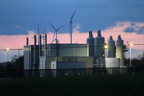 Gasspeicher im Archiv, symbolisierend die aktuelle Energie-Debatte und Versorgungssicherheit in Deutschland.