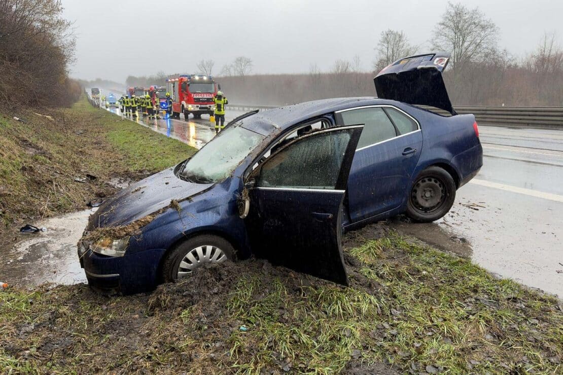 Zwei Unfälle auf der Autobahn A3 bei Königswinter