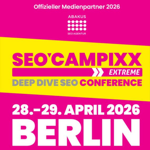 ABAKUS ist Partner der SEO CAMPIXX Extreme vom 28.-29.04.2026 in Berlin
